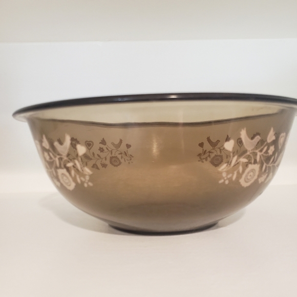 Pyrex Vintage Brown Mixing Bowl Festive Harvest - Picture 2 of 7